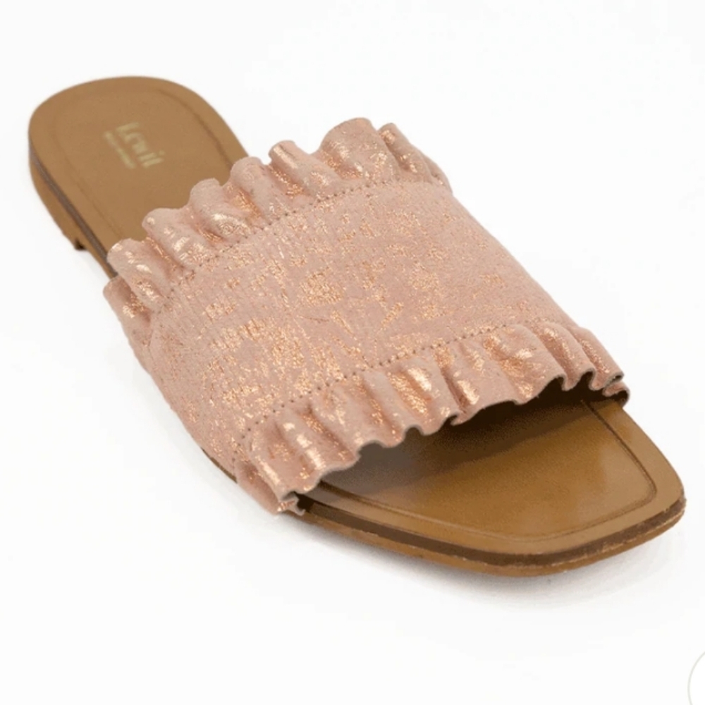 Lewit Cassandra Ruffle Slides - image 2